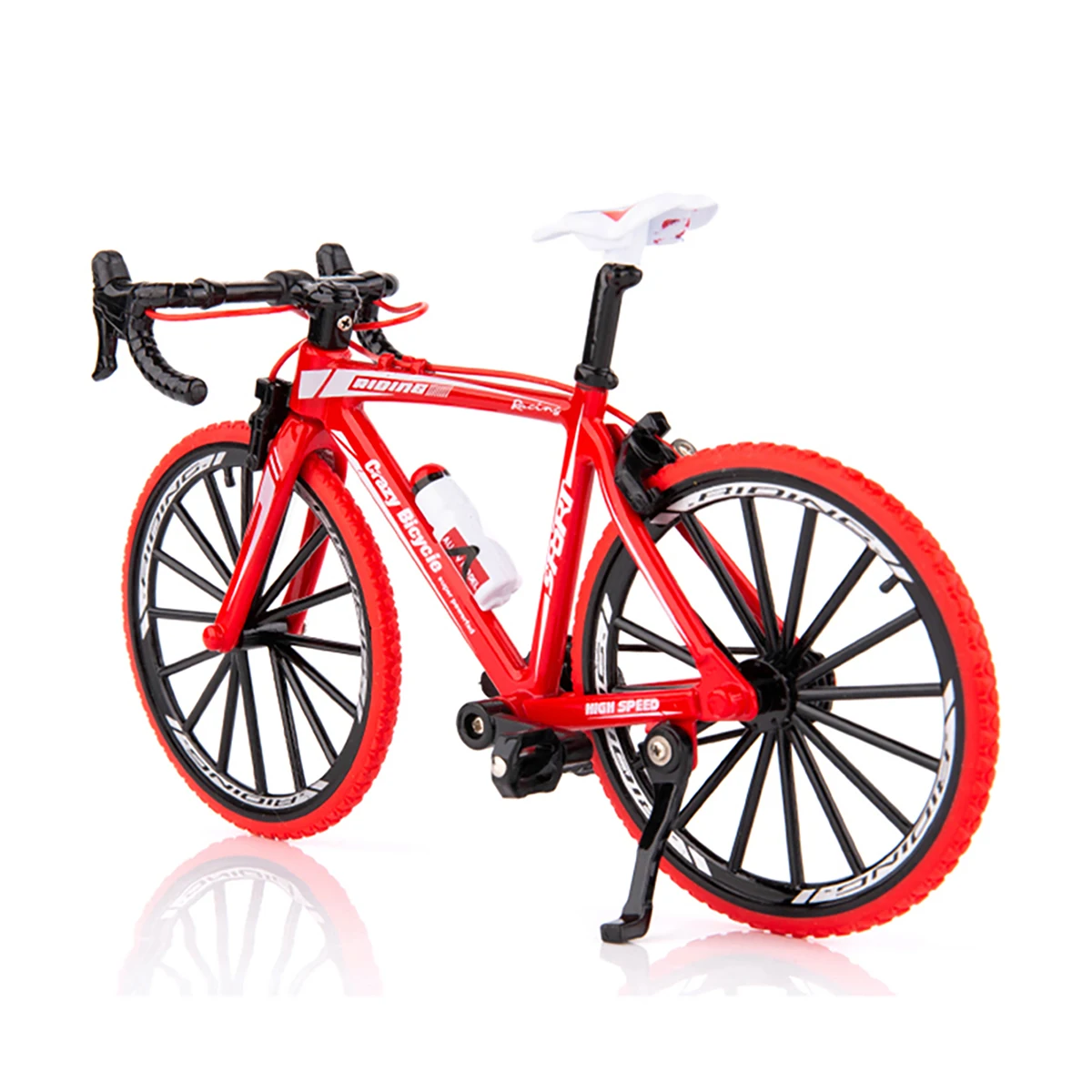 1:10 Mini Model Alloy Biycle Die-cast Mountain Finger Racing Red Bike Adult Simulation Collection Gifts Toys for boys 14+