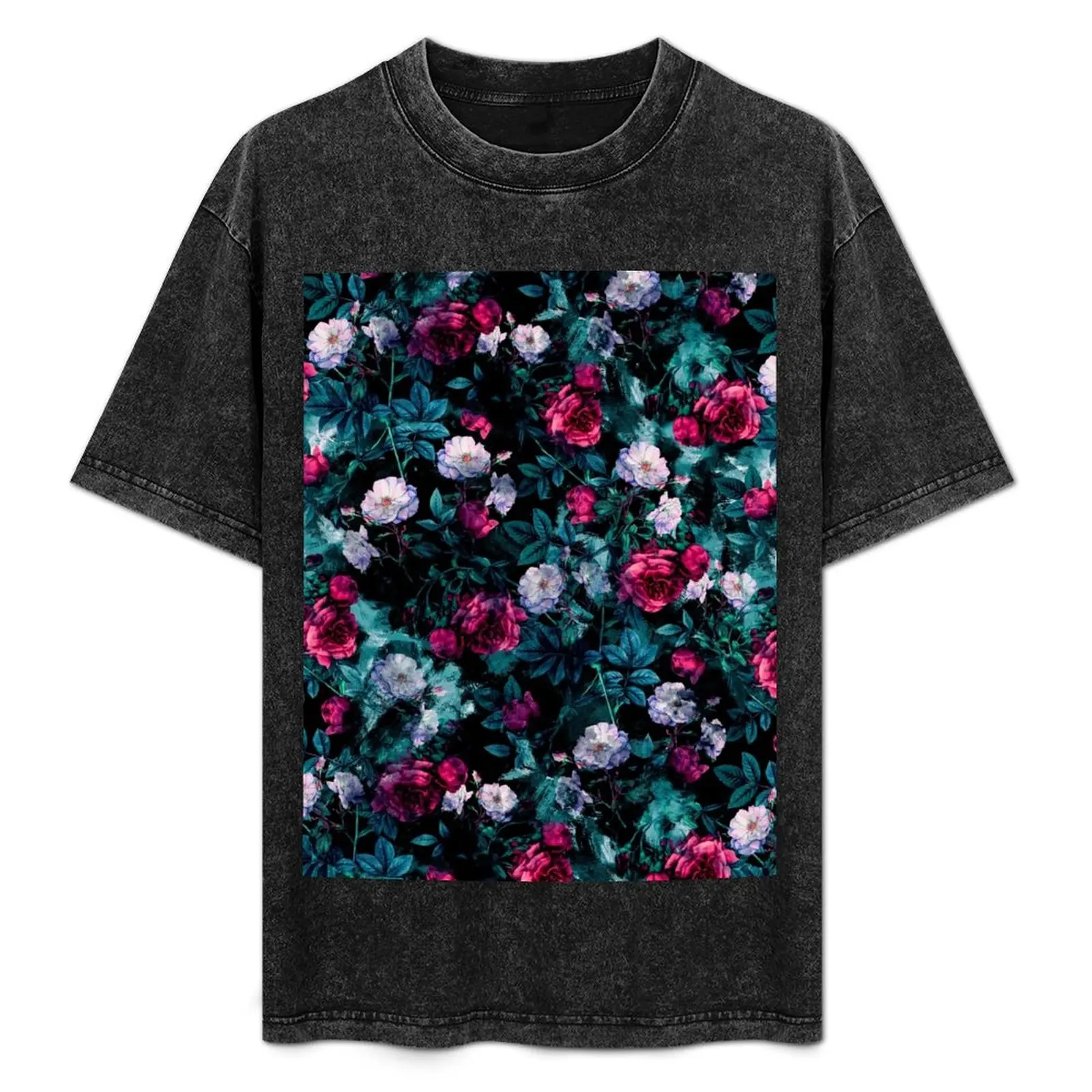

RPE FLORAL ABSTRACT III T-Shirt Plus Size Basic Short Sleeve Top