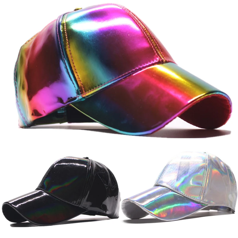 Back To The Future Marty McFly Colorful Hat Cosplay Costume Street Hip Hop Pu Baseball Cap Sunhat Adjustable Prop Adult