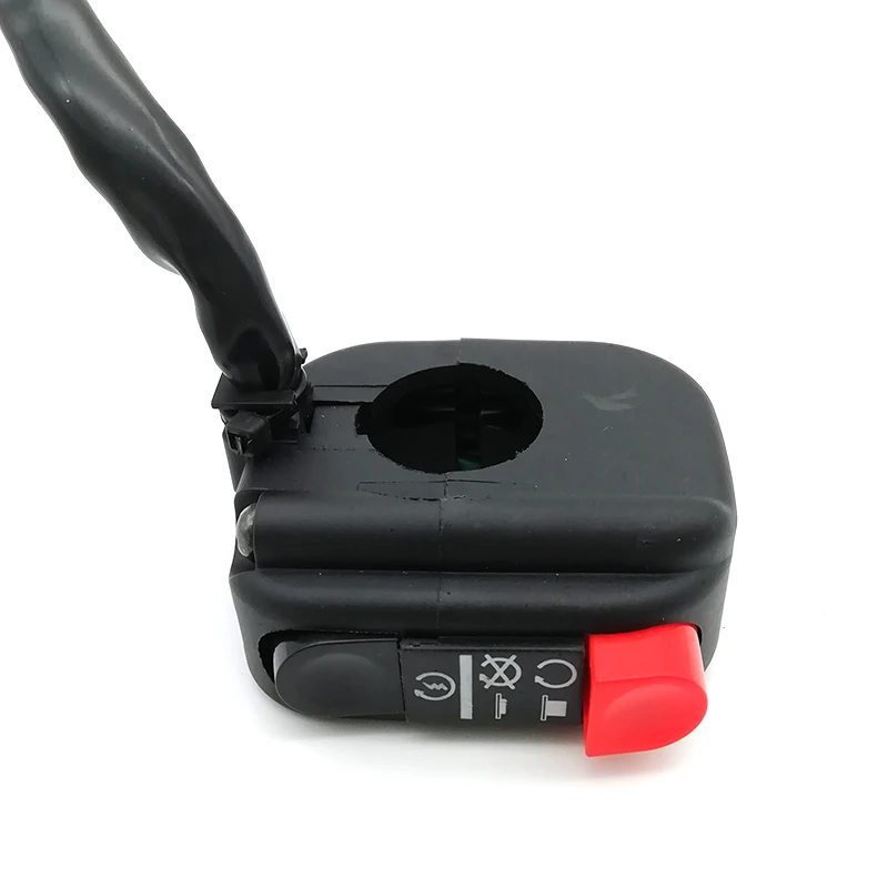 العالمي 7/8 "المقود دراجة نارية مفتاح إشعال على إيقاف تشغيل المحرك #4