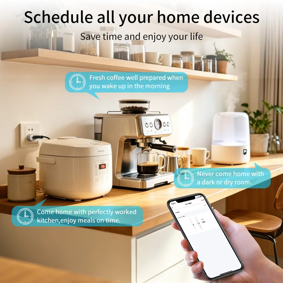 Tuya Brazil Standard Smart Plug WIFI Socket With Power Monitor Timer 16A Smart Life App Remote Voice Control Alexa Google Home