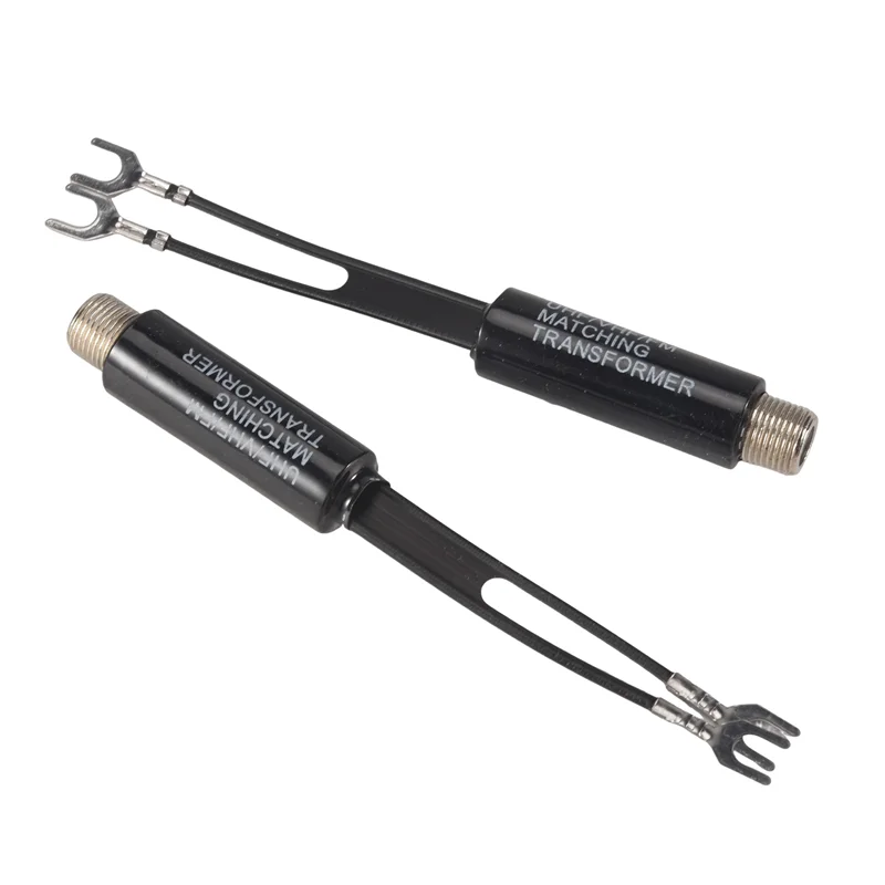 Y22A-10 قطعة UHF VHF FM 75-300 أوم هوائي التلفزيون محول مطابقة محول كابل محوري