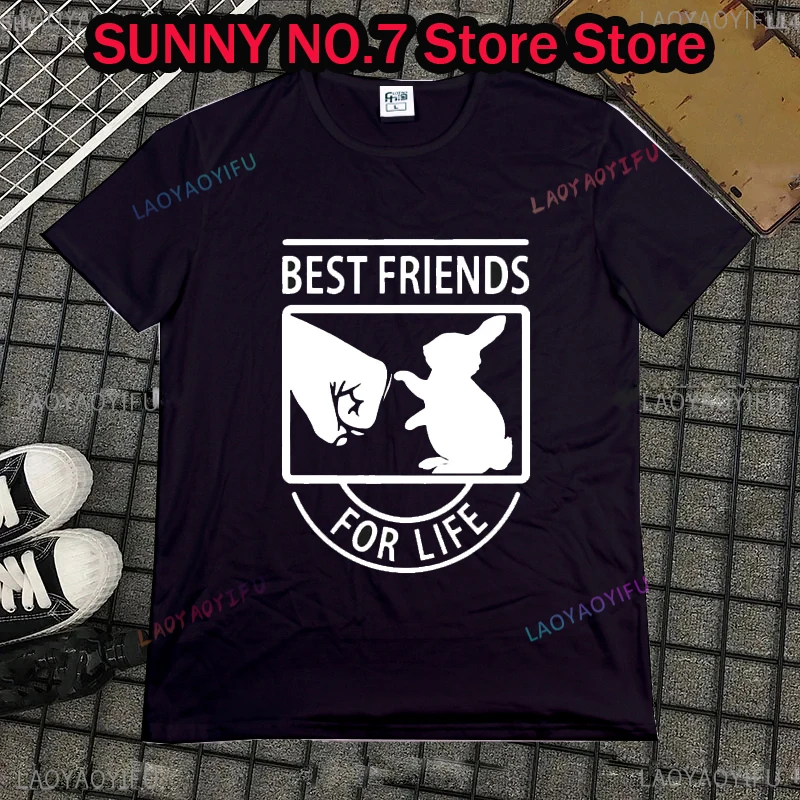 Best friend rabbit enthusiast men's T-shirt lifetime new cool sports T Shirts