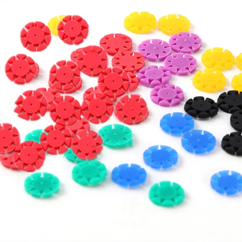 500Pcs Dental Silicone Memo Memory Disc Circle Ring Silicone Counting Counter