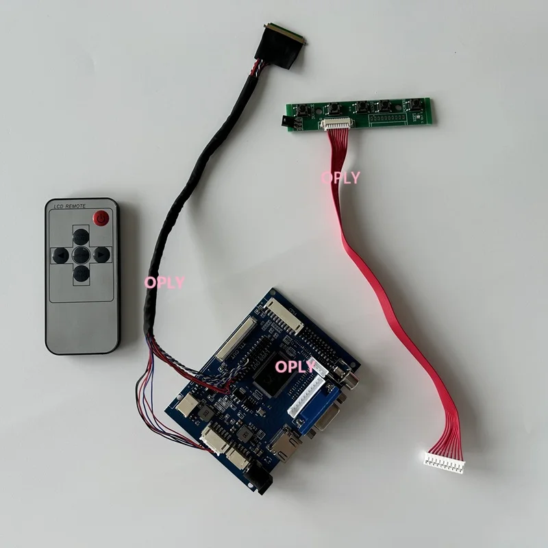Controller board for HSD101PFW2-B00 HSD101PFW2-C00 HSD101PFW2 1024×600 40Pin LCD Panel Display VGA AV HDMI-Compatible WLED Kit