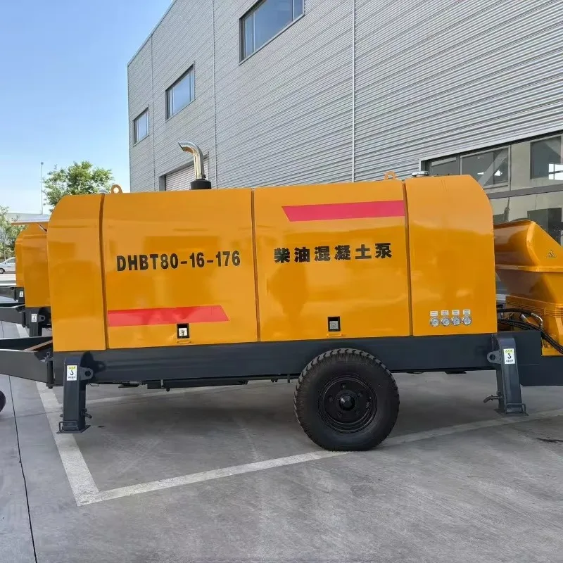 Customized Ensure Flawless Foundation Pours Implementing The Diesel Concrete Pump From