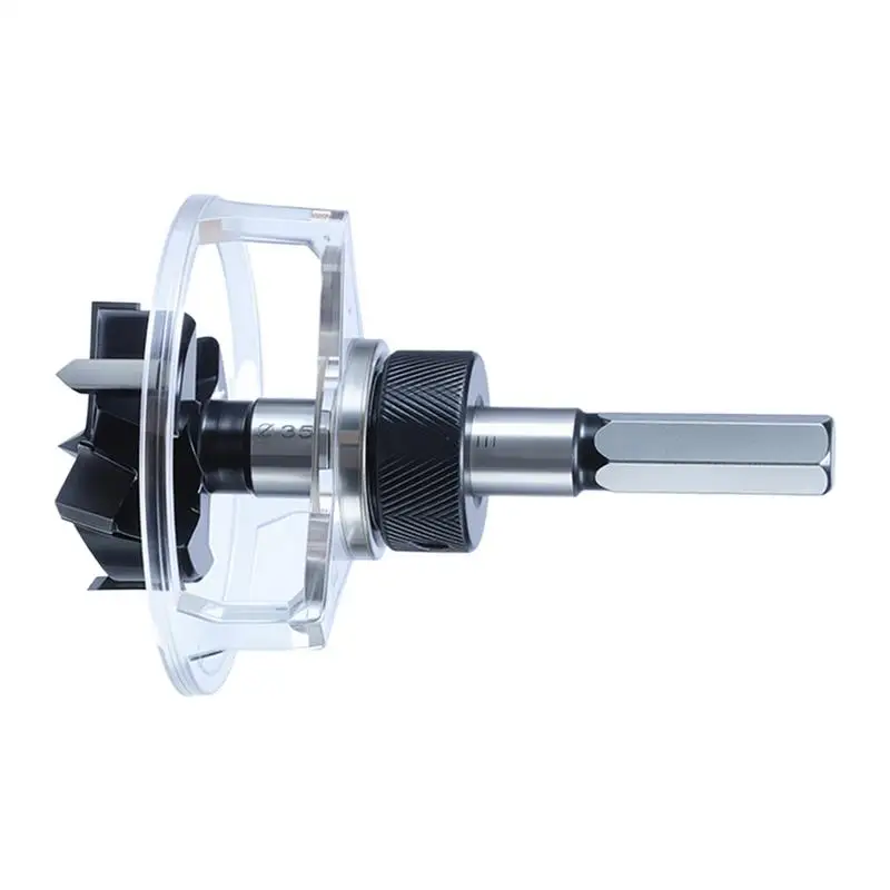 

Woodworking Hole Opener 35mm Hinge Hole Cutter Alloy Cutting Tool Hinge Jig Drill Guide Bit For Woodworking Professional