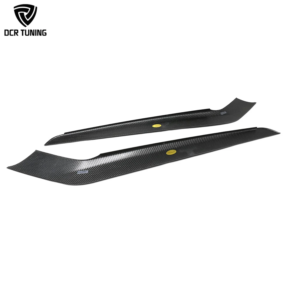 Lightweight Sports Style Dry Carbon Fiber Console Side Panel Cover for Tesla Model Y Juniper 2025+ Model 3 Interior