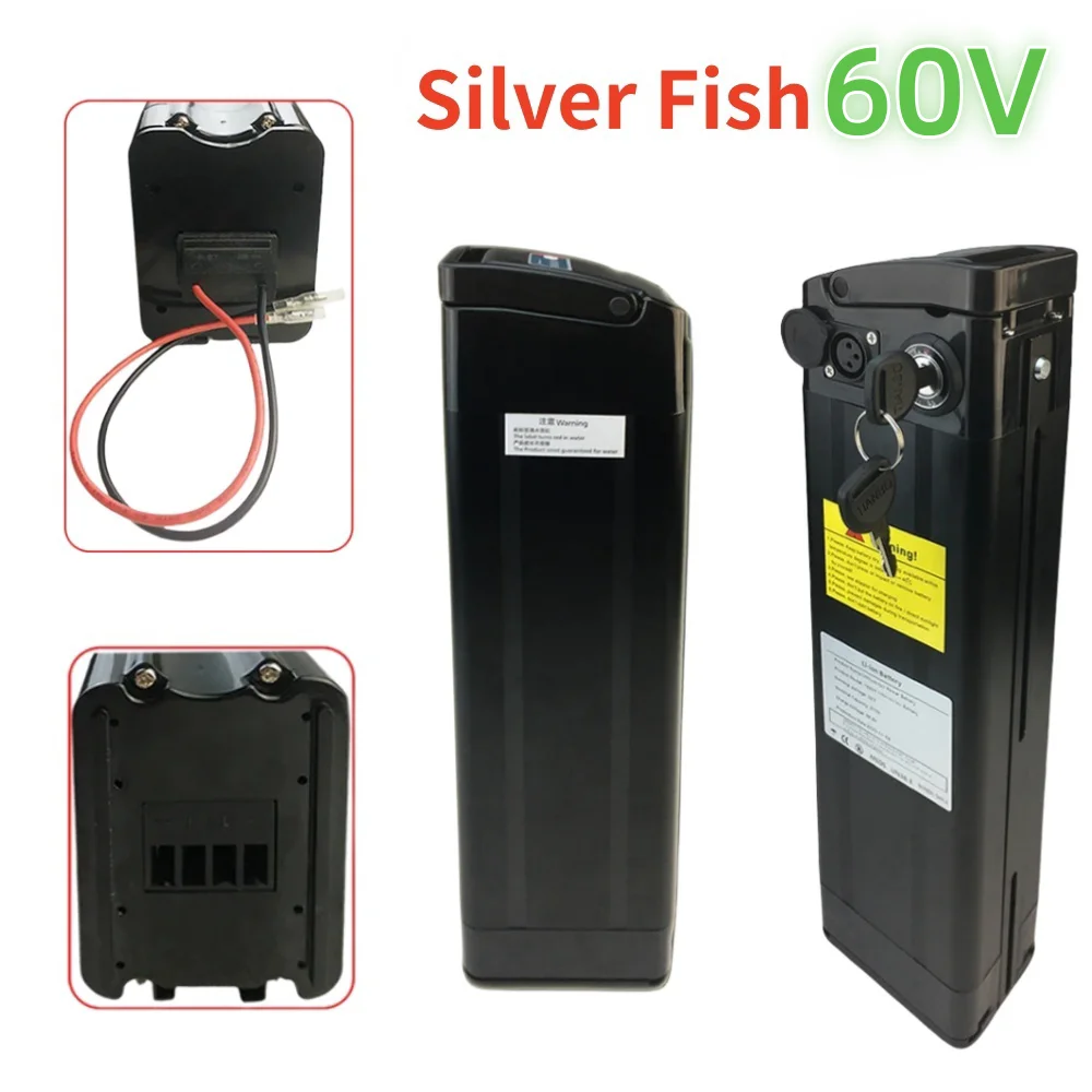 60V 20Ah For Silverfish Elektrische  Lithium Accu Voor 500W 800W 1500W 2000W Vouwen Elektrische Fiets