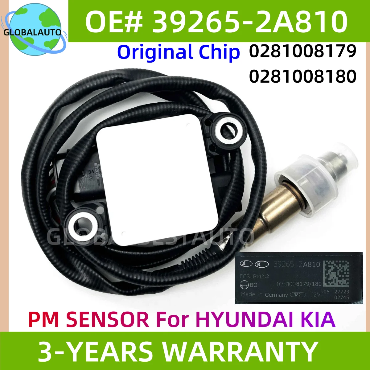 

39265-2A810 392652A810 0281008179 0281008180 Original NEW PM Particulate Matter Sensor For Hyundai Kia