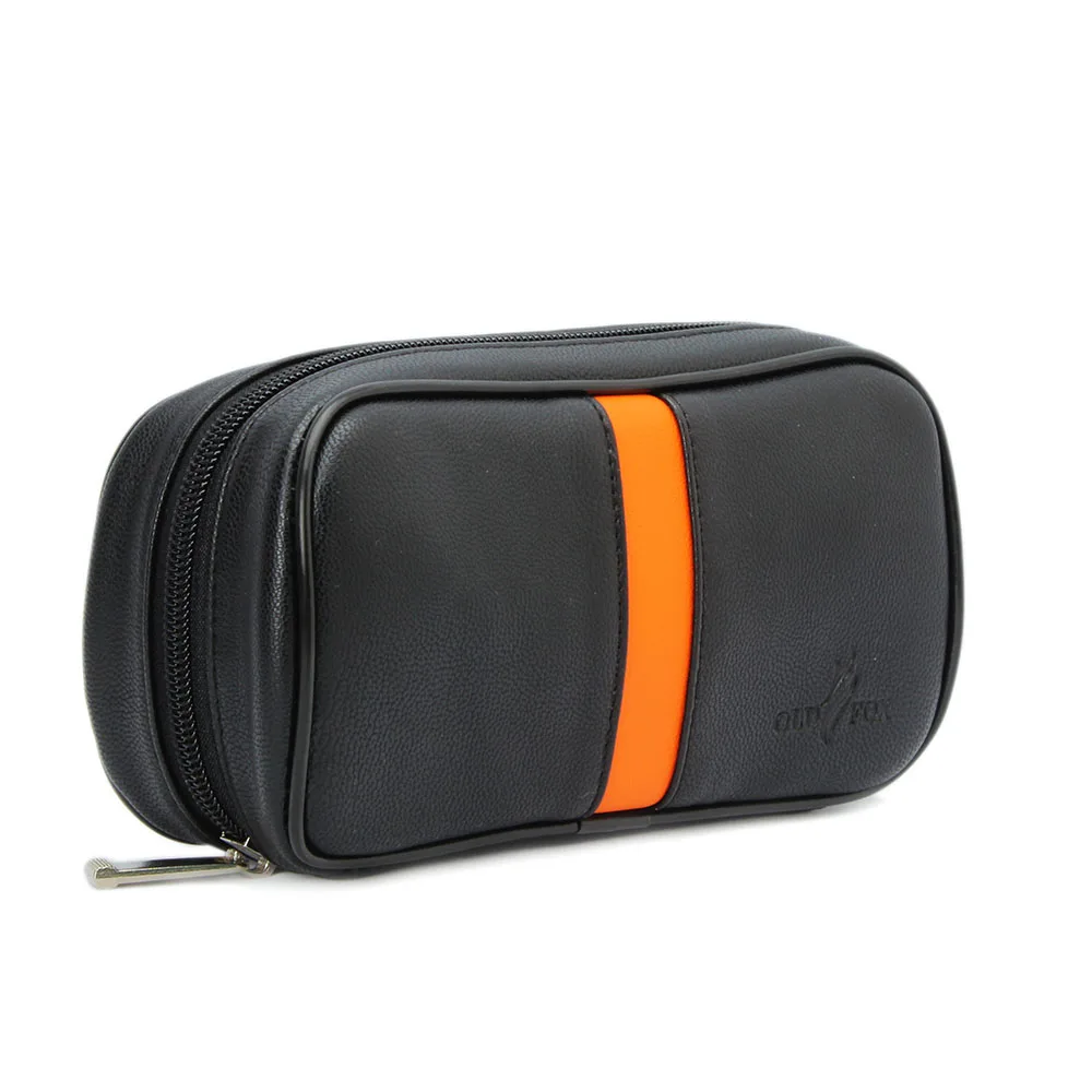 MUXIANG tobacco pipe bag, small bag included, PU leather crossbody bag, anti-odor portable pipe bag, cigar accessories