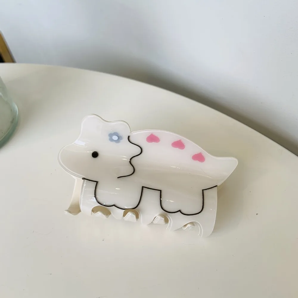 

Водонепроницаемый зажим с изображением акулы, милый корейский стиль, акриловые головные уборы с когтями для волос, заколки для волос, женские аксессуары для волос, школьные аксессуары