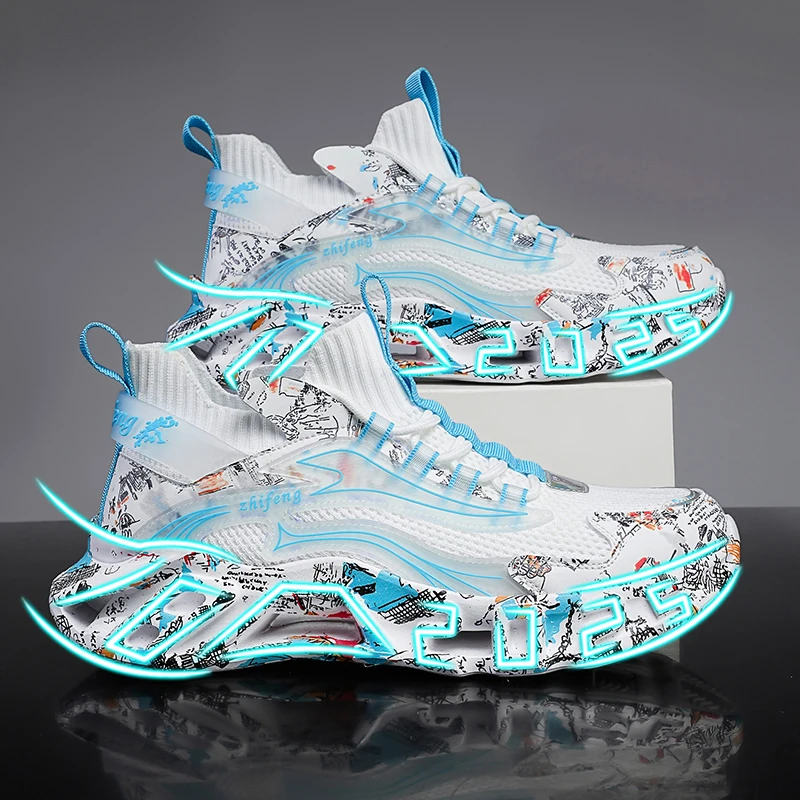 

Новые кроссовки для бега, мужские спортивные кроссовки для ходьбы, легкие модные повседневные удобные дышащие роскошные кроссовки для бега