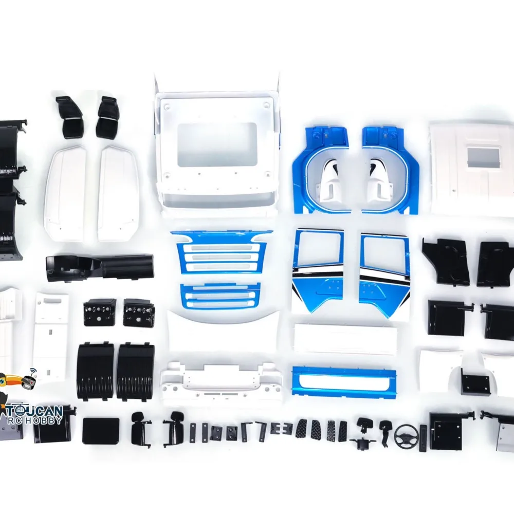 

Toucanhobby DIY High-roof Cabin Body Shell Spare Parts for 6x6 1/14 RC Car 6x4 Remote Control Tractor Truck RC Toys Gifts