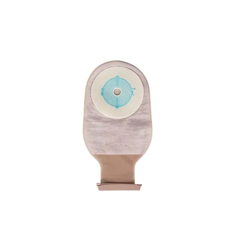 10 Stück Kolostomiebeutel, Stoma-Beutel, einteilige offene Ostomiebeutel mit Clips, durchsichtige Kolostomiebeutel, Stoma-Pflege – Detail 5