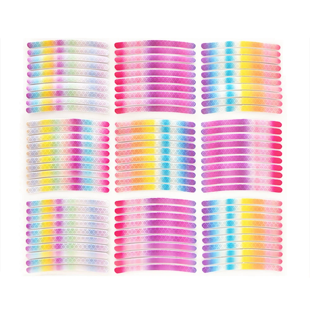 AliExpress 20PCS Bicycle Wheel Luminous Stickers Reflective Stickers Luminous Fluorescent  Wheel Decoration Motorcycle Car Night Stickers