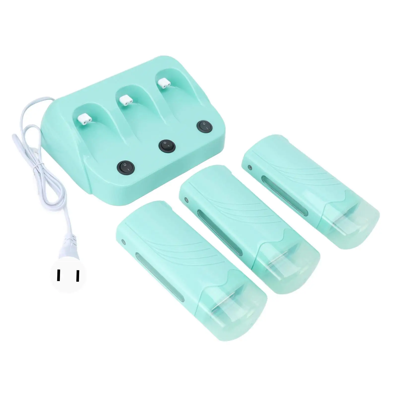 ماكينة إزالة الشعر لتدفئة الشمع سهلة الاستخدام، سخان شمع محمول للاستخدام المنزلي، مفاتيح مستقلة لنمو الشعر البطيء #1