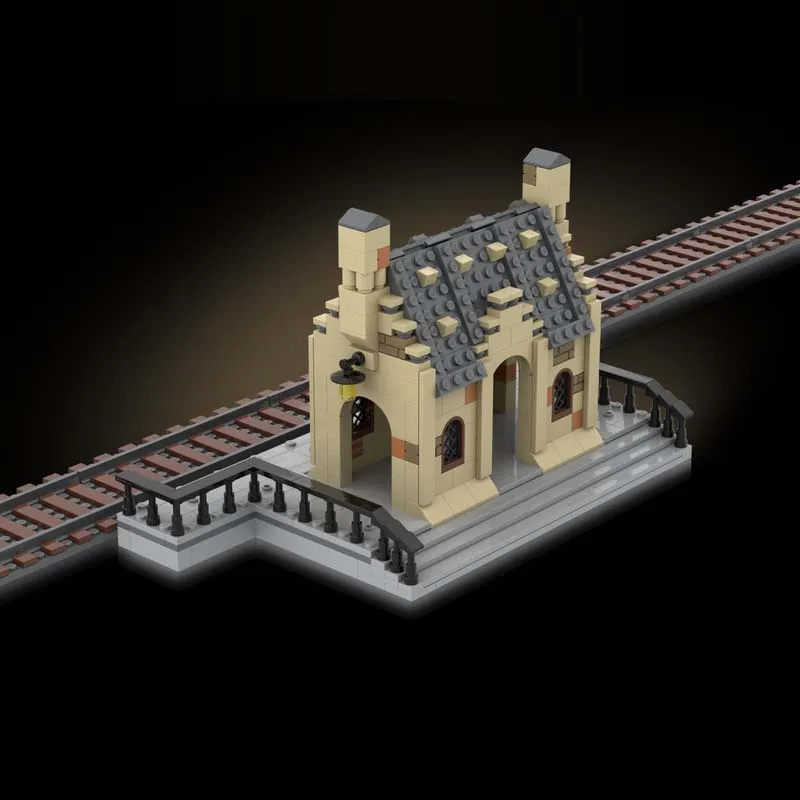 마법의 영화 모델 MOC 빌딩 벽돌 영화의 역 모듈 형 선물 휴일 조립 어린이 정장 기술 장난감