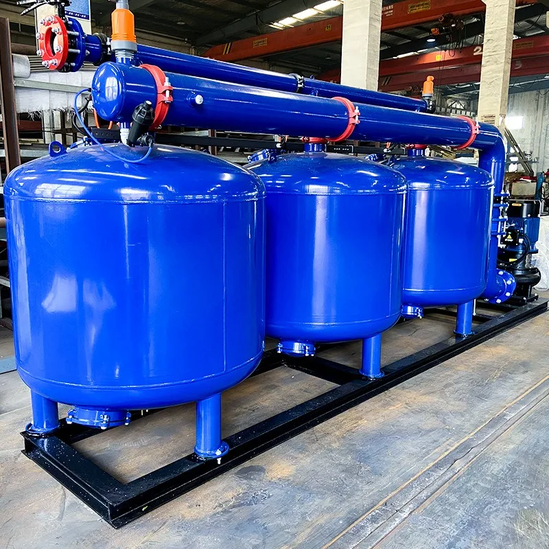Multi-media quartz sand adsorption ultrafiltration equipment Automatic sand and gravel filter tank