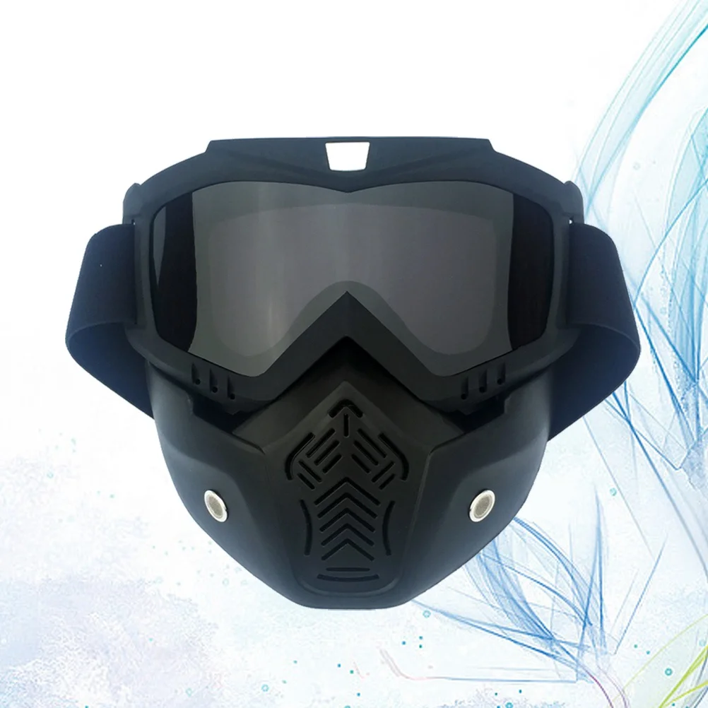 แว่นตาสกีสโนว์บอร์ดกรอบสีดำด้าน เลนส์สีเทา ป้องกันรังสียูวี 400 เลนส์ TPU PC สายรัดยืดหยุ่น ฟองน้ำความหนาแน่นสูง สำหรับวัยรุ่นและผู้ใหญ่