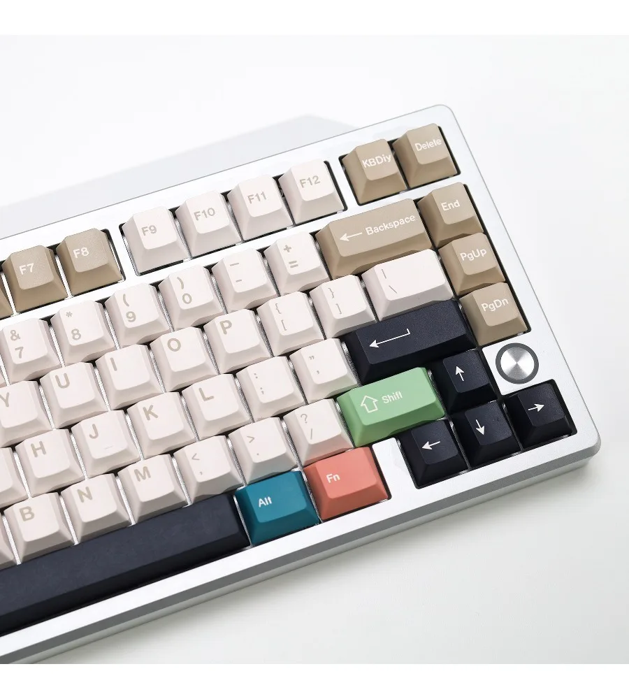 Keycap personality sublimation original factory height full set of mechanical keyboard basic PBT retro keycap five sides