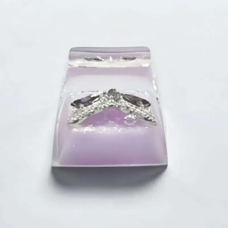 CORA колпачок-бабочка из смолы ручной работы для механической клавиатуры, замена колпачка для механической клавиатуры, для