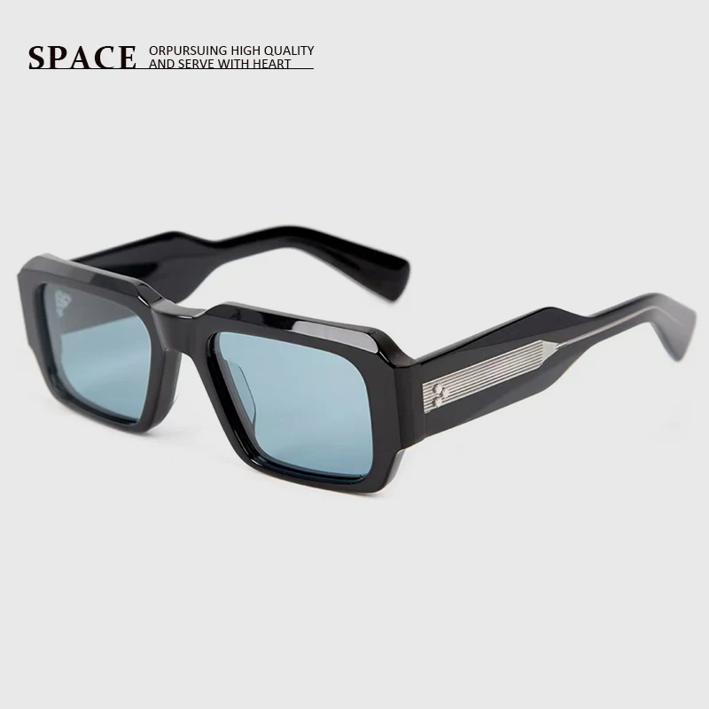 

SA145 small square acetate polarized fashion sunglasses from a luxury brand for men UV400 sunglasses lenses with custom prescrip