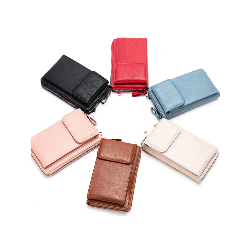 All-Match Zipper Shoulder Bag, Trendy Solid Color Phone Bag, Versatile Purse With Detachable Strap