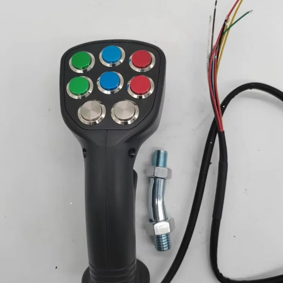 

1pc for Excavator Harvester Modification 7/9 Button Joystick Handle