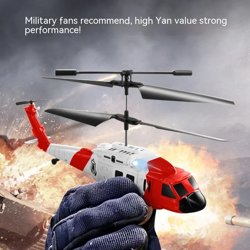 Rc Airplane Hd Dual Camera Remote Control Helicopters Obstacle Avoidance Air Fixed Height Rescue Aircraft/black Hawk Helicopter