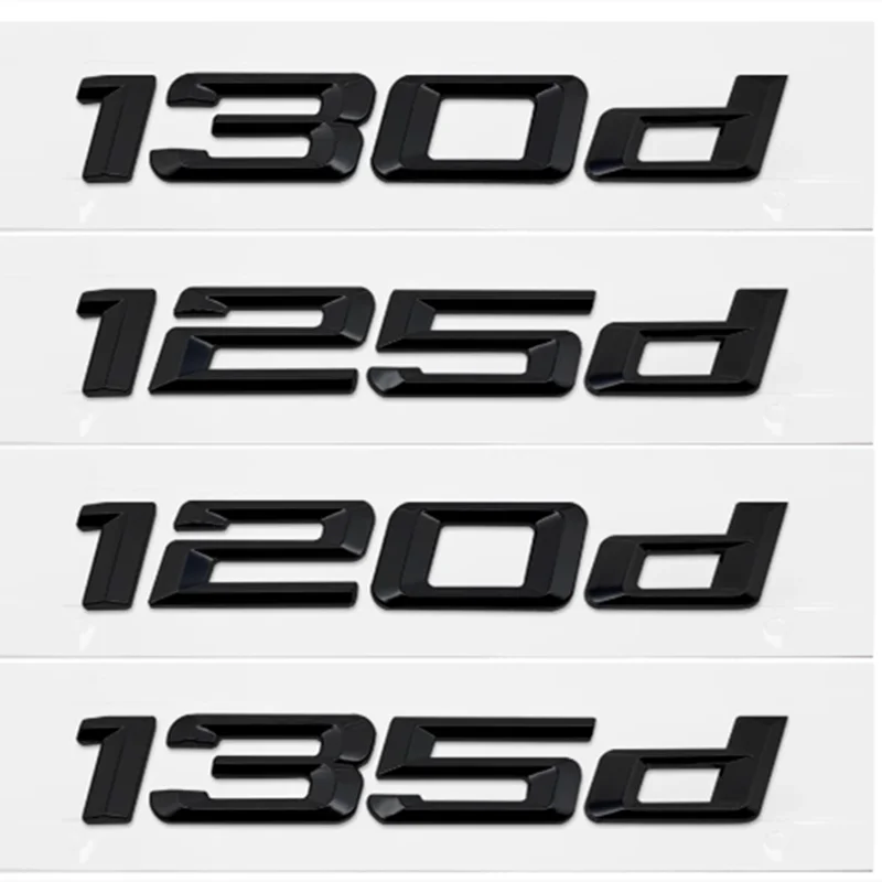 

Chrome Letters 120d 130d 125d 135d 118d For BMW 1 Series E87 E81 E82 E87 E88 F20 F21 Car Trunk Rear Emblem Logo Sticker Badge