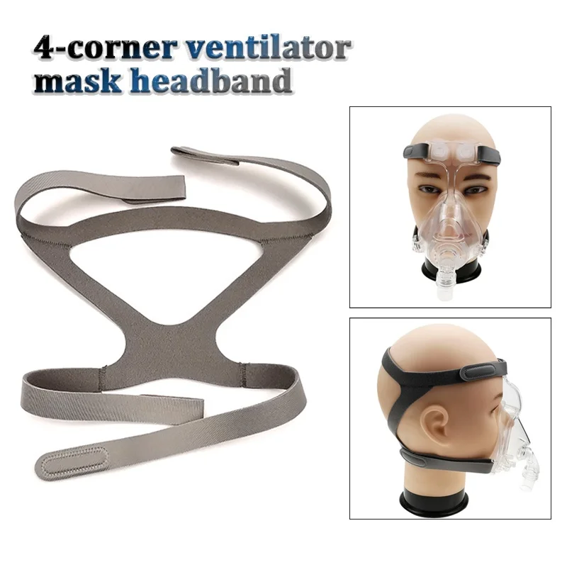 CPAP Ventilator Mask Headband Household Sleep Apnea Snoring Universal Oronasal Mask Strap