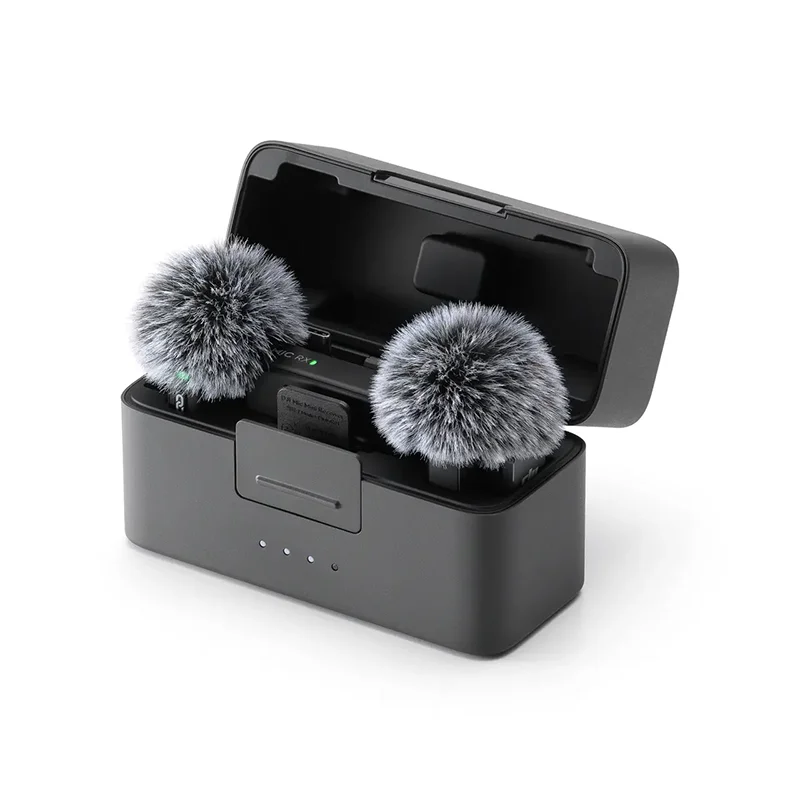 Microphone sans fil DJI Mic Mini avec suppression active du bruit, audio de haute qualité, transmission stable