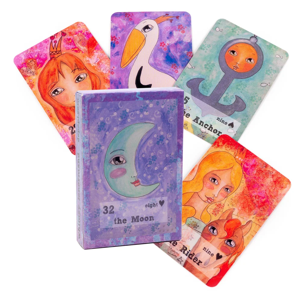 

Divination Whimsy Lenormand Tarot Deck Women Oracle Deck Mystical Deck Lenormand