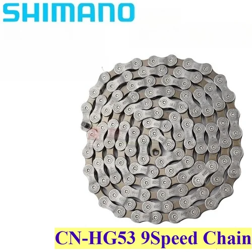 Imagen 2 del producto Shimano Alivio HG53 cadenas de 9 velocidades CN-HG53 cadena de bicicleta HG súper estrecha 9 velocidades 9S 112 eslabones 112L