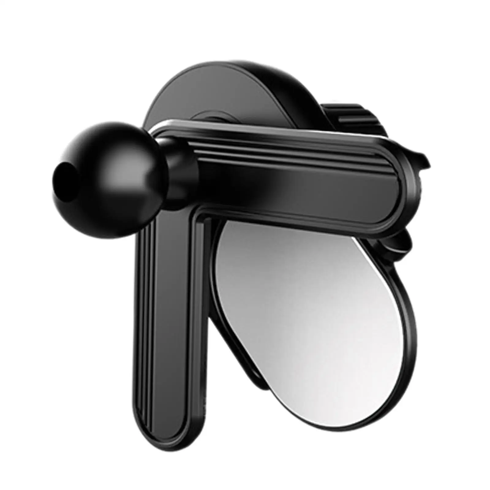 إطار دعم الهاتف الجانبي لشاشة العرض التلقائي الداخلي، قاعدة حامل موثوقة قابلة للتعديل باللون الأسود للمركبة #4