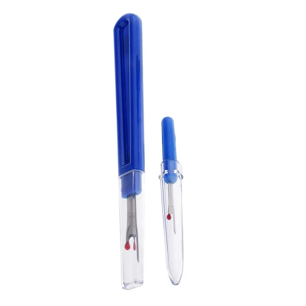 2 Pieces Blue Seam Ripper  Handle Sewing  Unpicker Sewing Tools 5.12/2.36 Inch