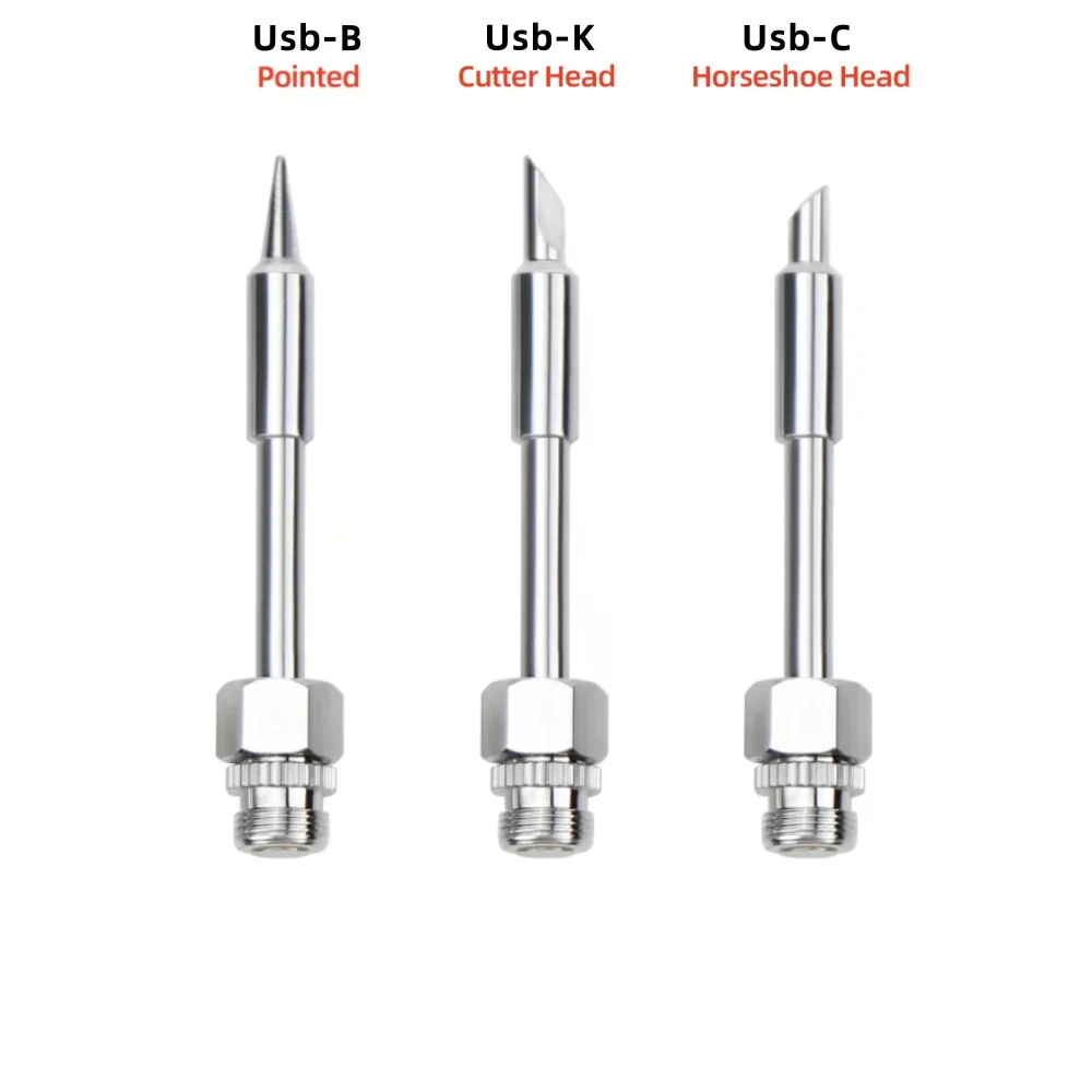 1pcs 510 Interface Soldering Iron Portable Soldering Iron Tip Accessories 8W USB Solder Tip Jbc soldering tips Ts