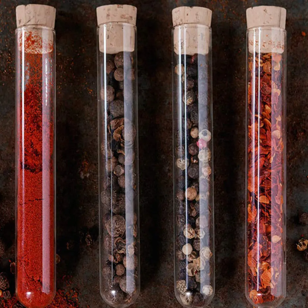 

Набор из 15 стеклянных пробирок с деревянными пробками, круглым дном, прозрачные флаконы для лабораторных научных экспериментов, хранения и выращивания растений