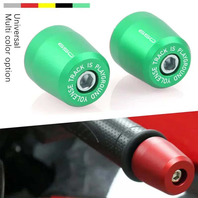 

Motorcycle Handle Bar End Handlebar Grips ends Cap Plug Slider Counterweight cover Fit For Z650 NINJA650 ZH2