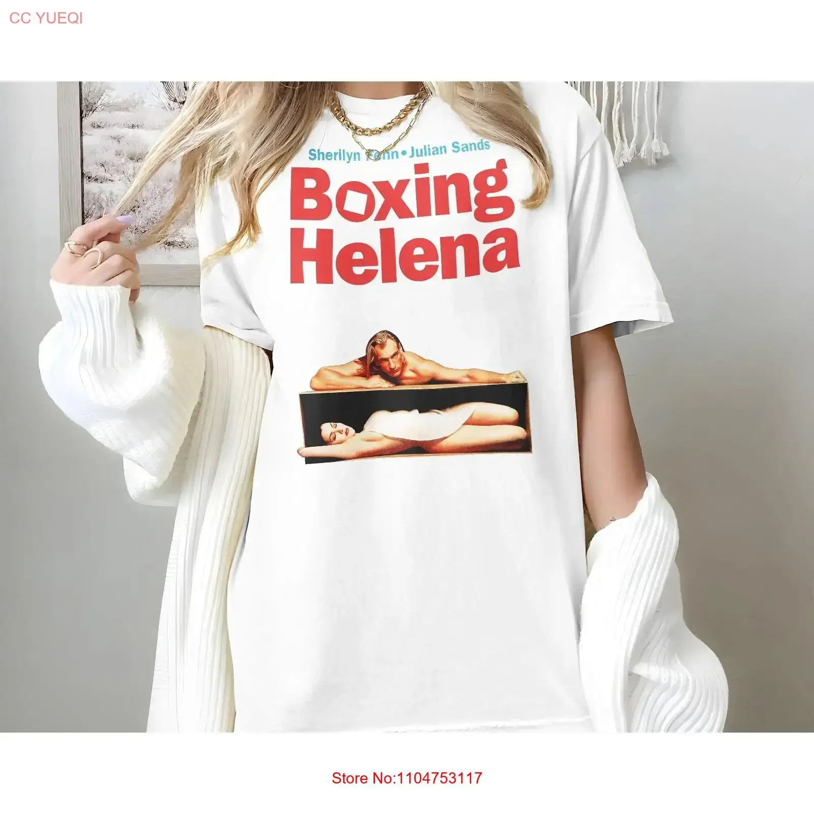 Boxing Helena Color T Shirt Vintage 8 colors DTG Print SIZES S 5XL long or short sleeves vintage Washed Unisex fashion graphic