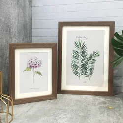 1Pc Natural Wood Photo Frames For Picture Wall 10X15 15X20 20X25 A4 Pictures Frame Stand For Photo Decor Commemorative Gift
