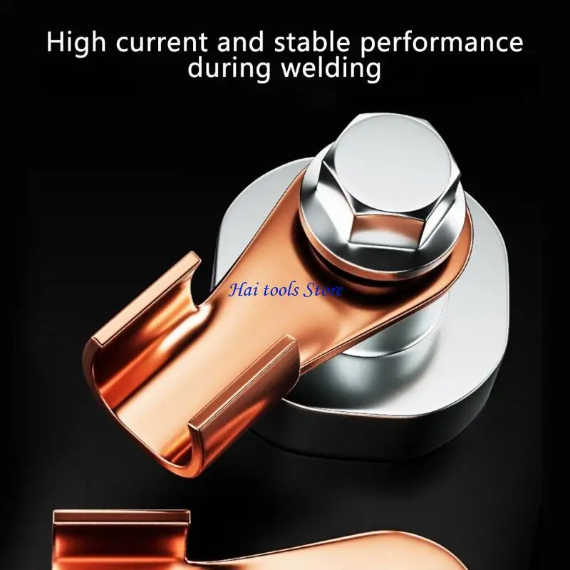 X37E Heavy Duty Support Grounding Clamp Attaches to Flat or Curved Metal Suitable For Welder, Easy To Attach And Use
