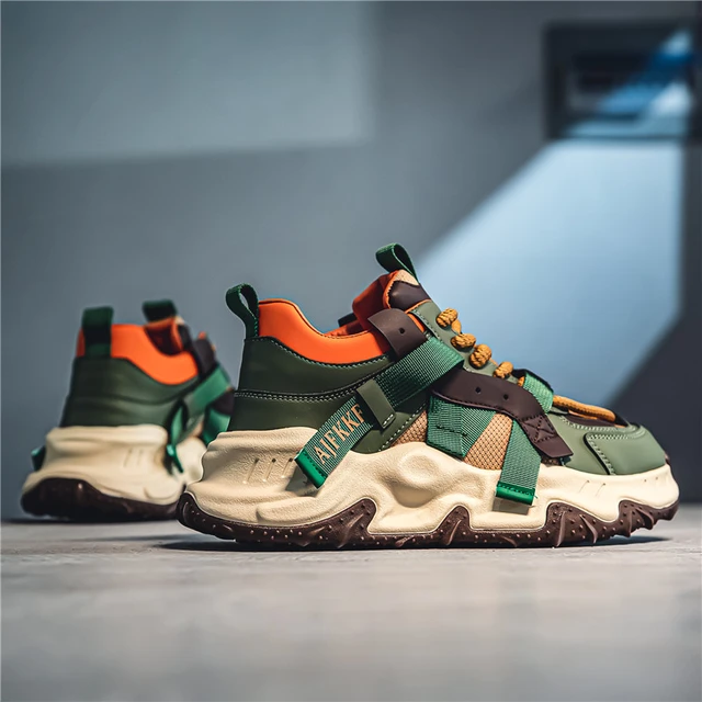 Green designer trainers deals