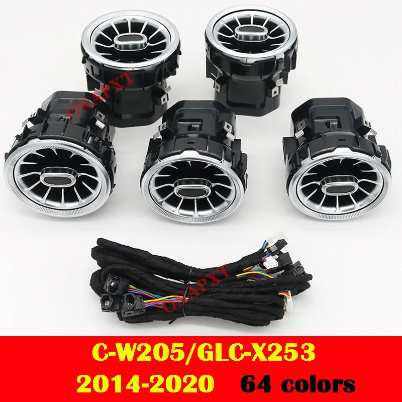 LED turbine nozzle sfeerverlichting luchtroosterlamp voor Benz C/GLC/A/CLA/GLA/E/S/G voor AMG W205 X253 W176 W117 W156 W213 W222 W464