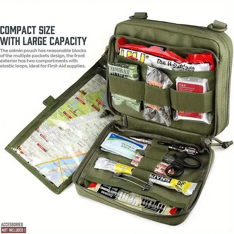 

FANDAO Outdoor Adventures Men'S Large Tactical Gym Bag High Capacity Multi-Compartment Tool Molle Organizer For Travel Workouts