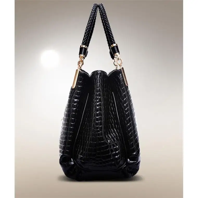 

Women's Handbags oulder Bag 2023 Ladies Faionable Single oulder Bag Pure Color Crocodile Pattern ABS Material