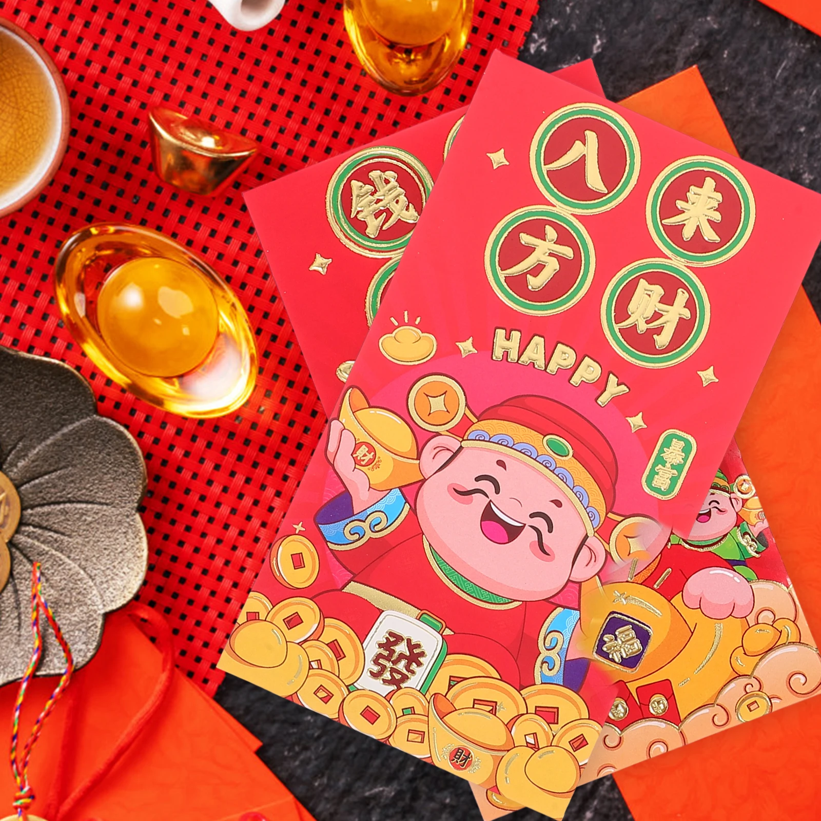 

30 Pcs Spring Festival Red Envelope Money Paper Envelopes New Year for Cash Snake Folded