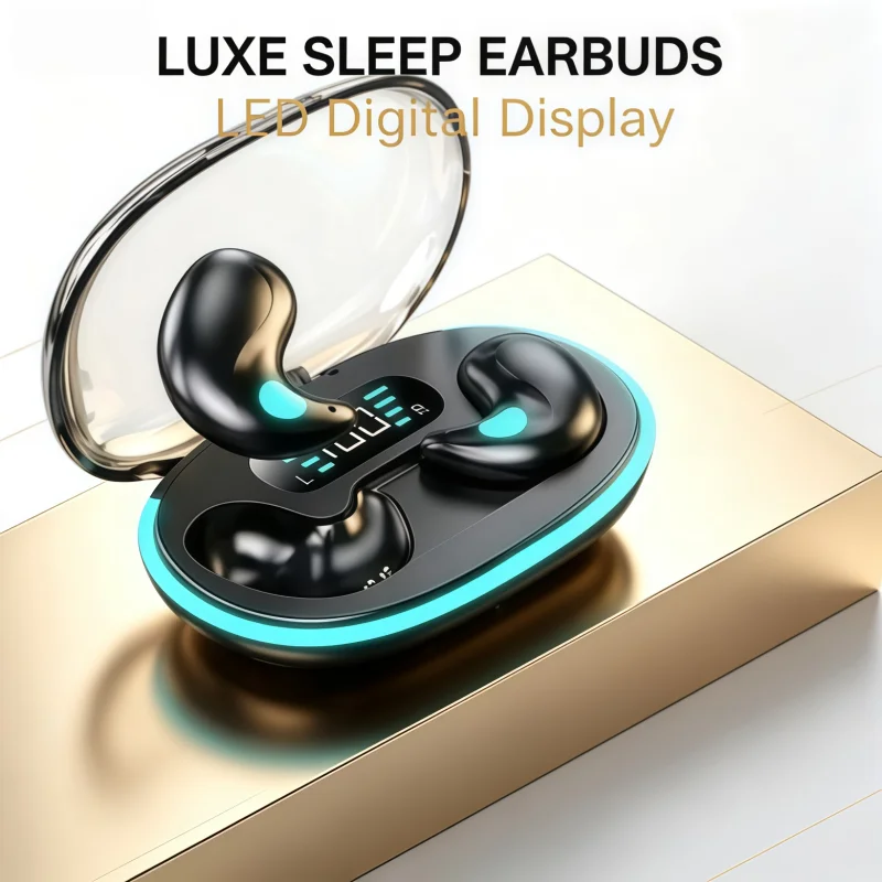 X55 Wireless Bluetooth Headphones - Fitness Headphones equipped with digital battery level display and quick charging function