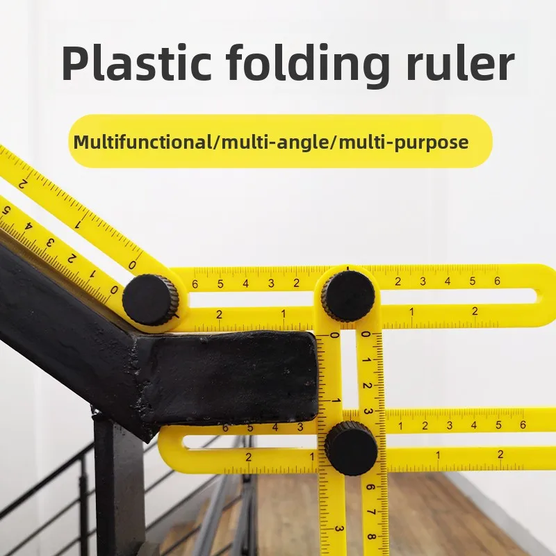 Sampling contour outline fold ruler vernier caliper Activity Corner Four edges Right angle length hexagonal outer contour line